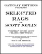 Selected Rags of Scott Joplin piano sheet music cover